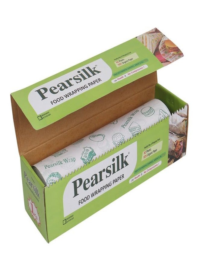 PEARSILK ورق زبدة بيرسيلك، 1 كجم، لفة جامبو للخبز، ورق خبز متخصص لصنع الكيك، غير لاصق، مناسب للميكروويف، ورق تغليف الطعام، عبوة من قطعة واحدة - Image 1